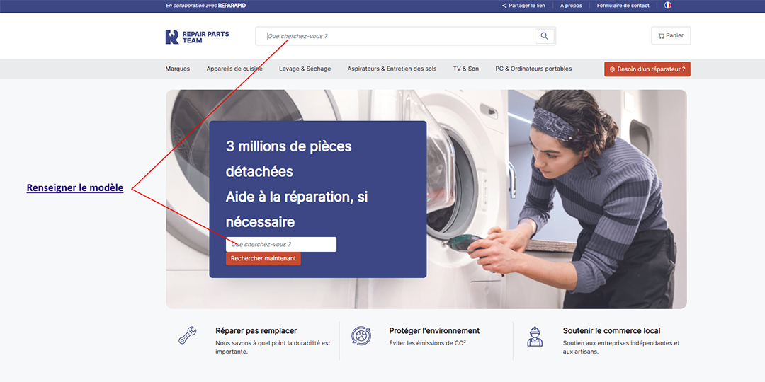 tuto pièces détachées